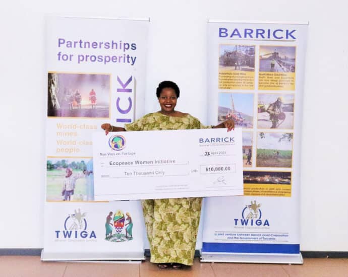 Women empowerment groups gets Barrick’s ,000 boost