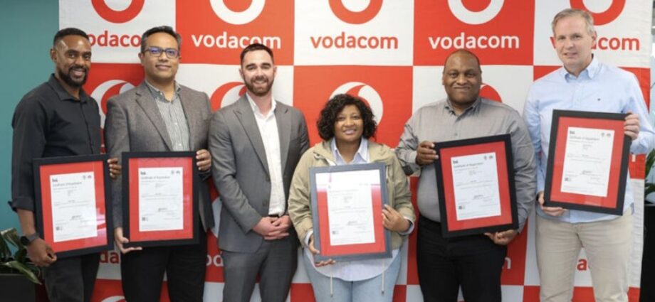 Vodacom gets ISO certification for energy efficiency