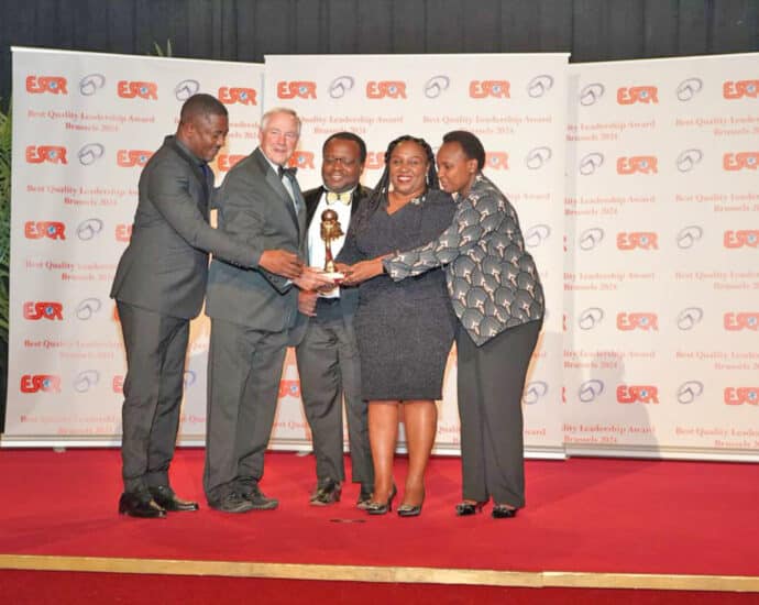 CRDB Bank wins Quality Service Award in Belgium