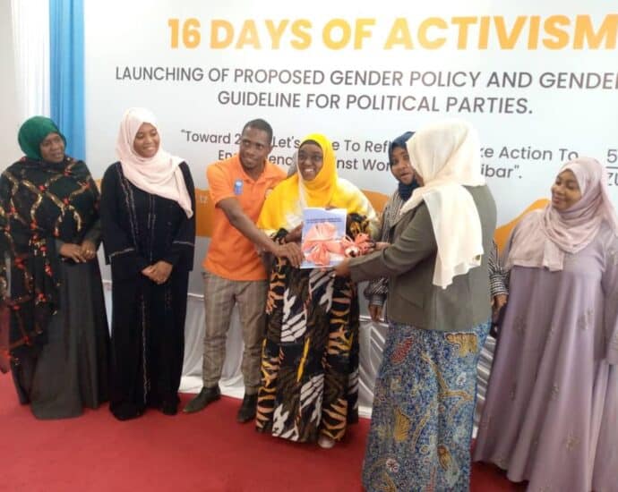 Zanzibar unveils gender policy for political parties