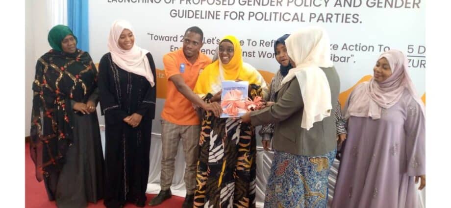 Zanzibar unveils gender policy for political parties