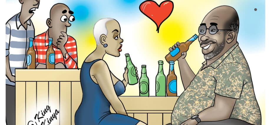 This couple isn’t aware, or doesn’t care this’s Africa!